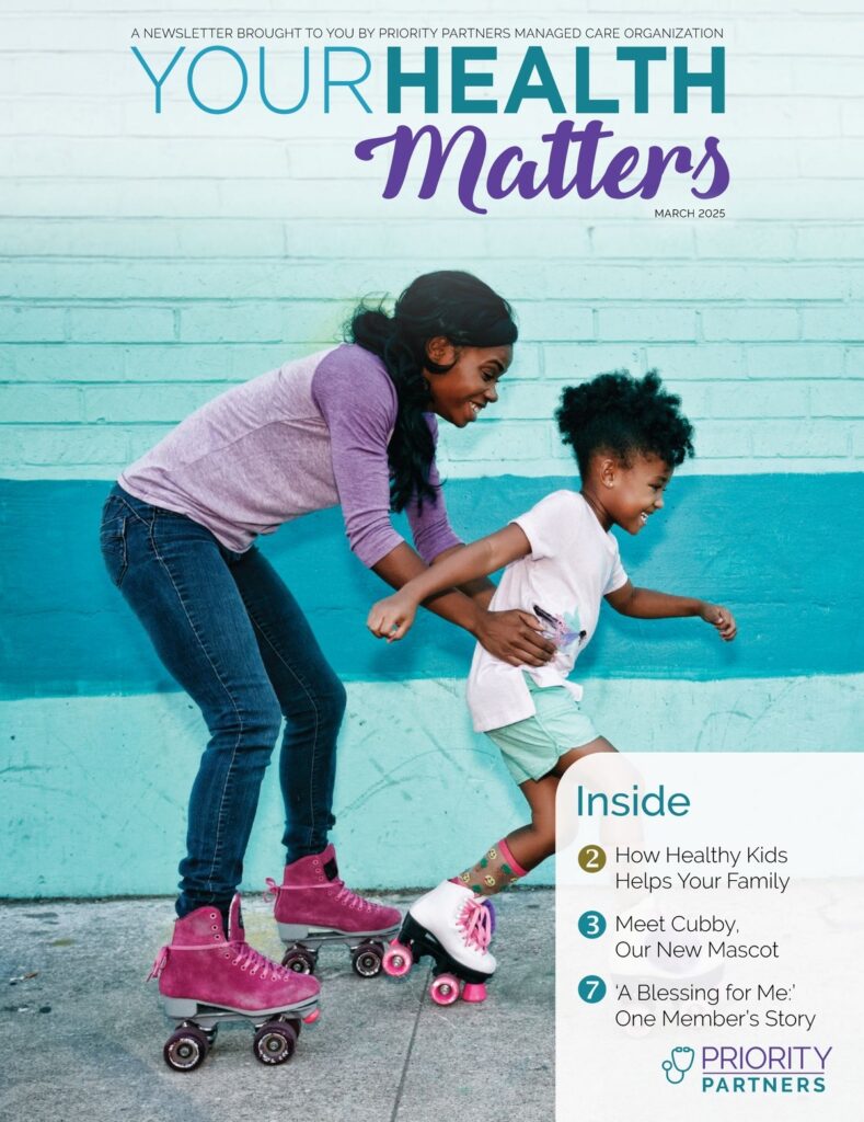 Priority Partners March 2025 newsletter cover